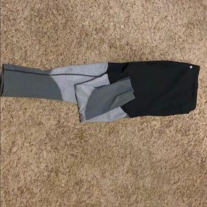 Black and grey yoga pants,xxl,avia